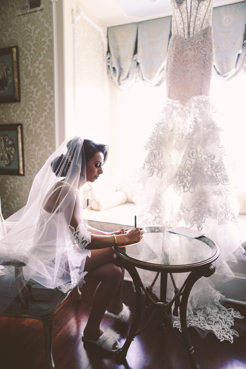 A documentary wedding moment at The Ashford Estate