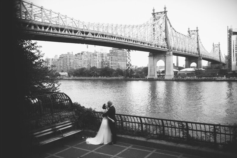 A documentary wedding moment at New York City