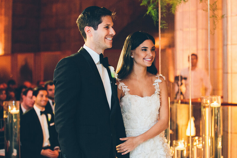 A documentary wedding moment at Guastavino's