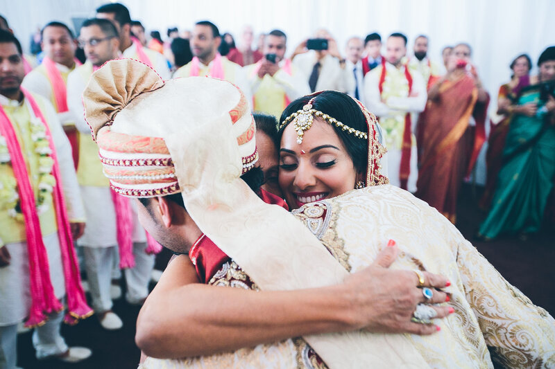 A documentary wedding moment at Hyatt Regency Greenwich
