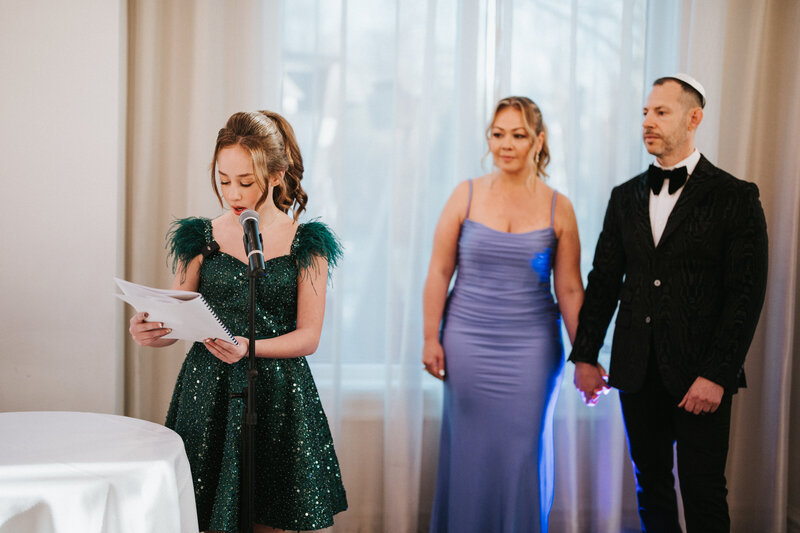A Bar or Bat Mitzvah celebration at New York City