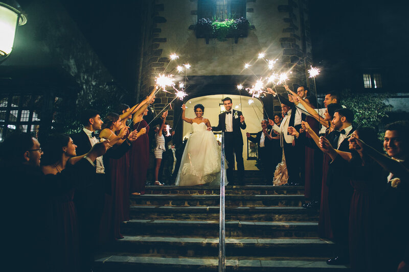A documentary wedding moment at Pleasantdale Chateau