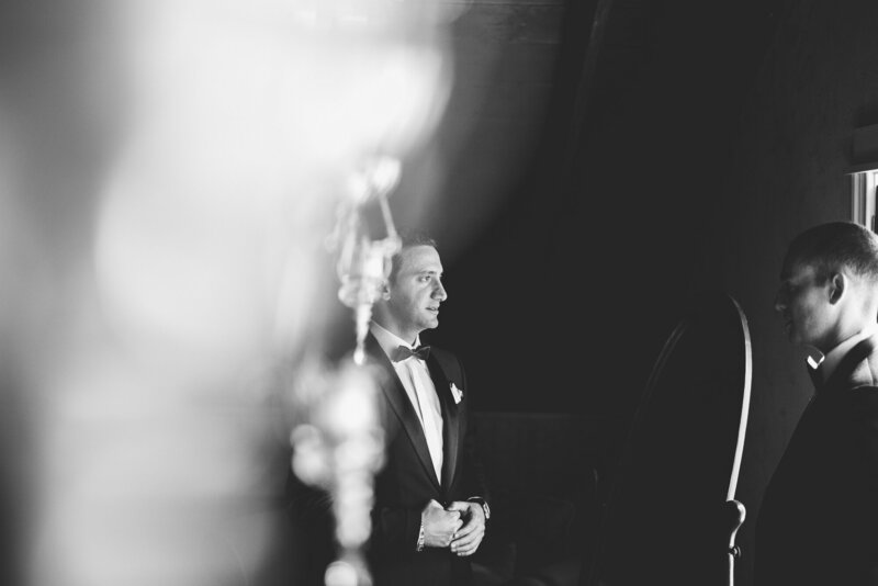 A documentary wedding moment at Red Maple Vineyard