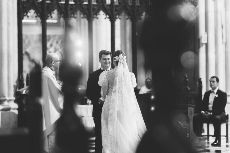A documentary wedding moment at The St. Regis New York