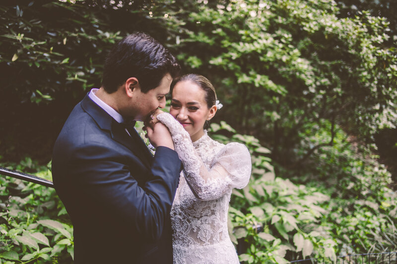 A documentary wedding moment at The St. Regis New York