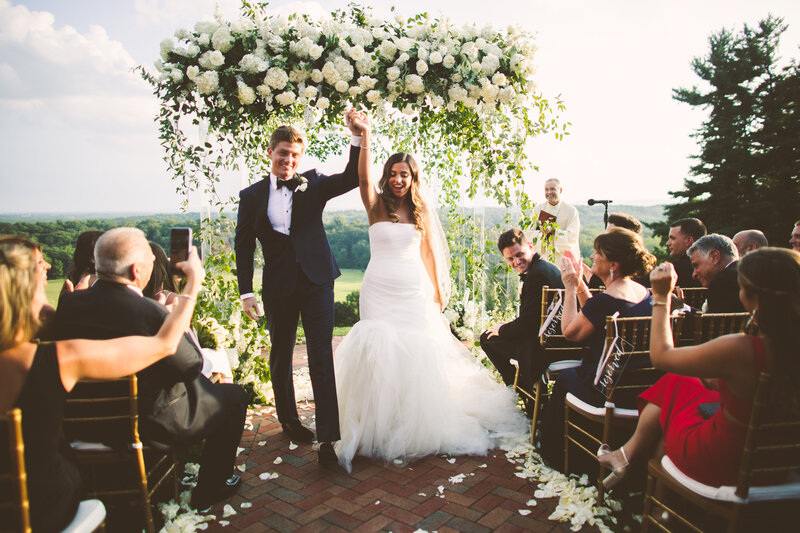 A documentary wedding moment at Mansion at Natirar
