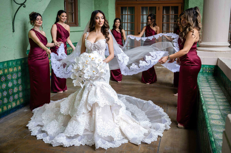 A documentary wedding moment at The Biltmore