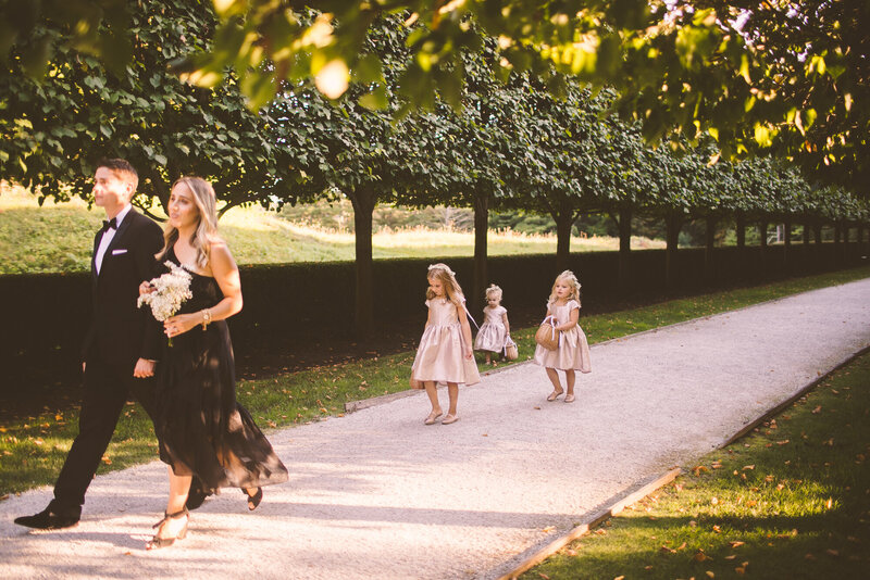 A documentary wedding moment at The Mount