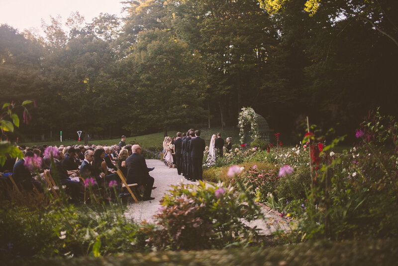 A documentary wedding moment at The Mount