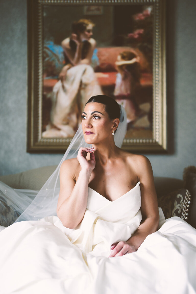 A documentary wedding moment at The Park Savoy