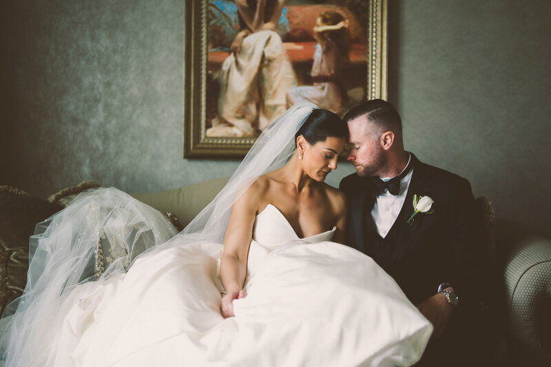 A documentary wedding moment at The Park Savoy