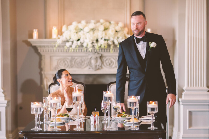 A documentary wedding moment at The Park Savoy